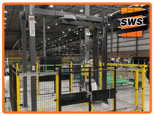 Wulftec Roping Wulftec WRT-175 Semi-Automatic Rotary Arm Stretch Wrapper - SWS Packaging