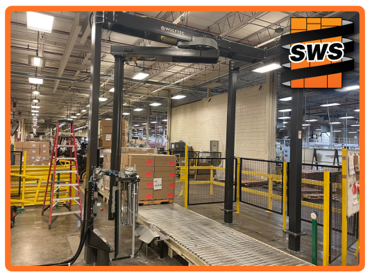 Wulftec Roping Wulftec WCRT-175 Automatic Rotary Arm Stretch Wrapper - SWS Packaging