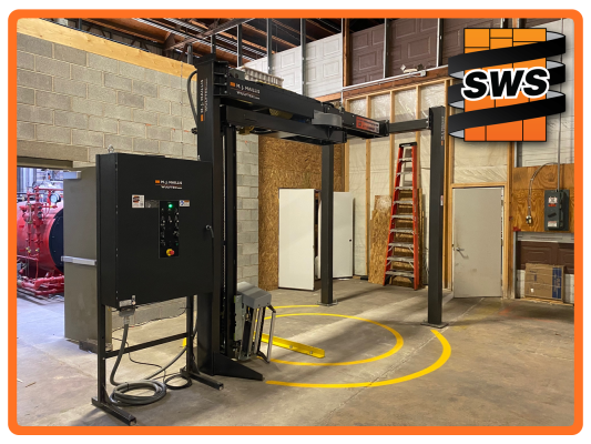 Wulftec Roping Wulftec WRT-175 Semi-Automatic Rotary Arm Stretch Wrapper - SWS Packaging