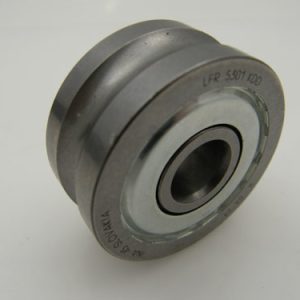000402A - ROLLER IDLER TRACK 12MM BORE X 42MM OD X 19MM WIDE WITH 10MM OD GROOVE
