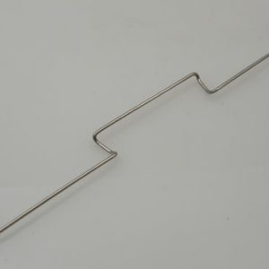 30056446 - CLIP SPLICE 3-SPACE WIRE CONVEYOR BELT FOR 18IN W 1/2IN PITCH 0.072IN WIRE DIA 7 SPACES ACROSS WIDTH STAINLESS STEEL