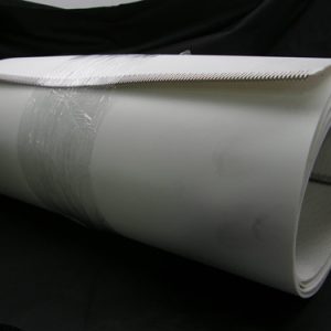 30071739 - BELT CONVEYOR 15 X 97 X 1/16 THK URETHANE MATTE FINISH W/ V-GUIDE 2W1-3E24 LACED WHITE