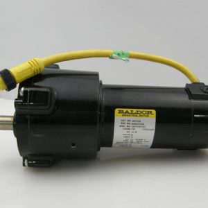 30075529 - GEARMOTOR W/12IN L CABLE  and  3P MALE RECEPTACLE 1/4HP 90VDC 50:1 50RPM PARALLEL SHAFT 250IN-LBS PERMANENT MAGNET GPP7460 W/ M8X1.25MM MOUNTING HOLES