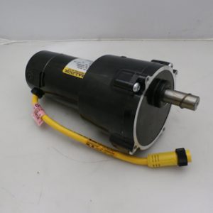 30075530 - GEARMOTOR W/12IN L CABLE  and  3P MALE RECEPTACLE 1/8HP 90VDC 300:1 8.3RPM PARALLEL SHAFT 330IN-LBS PERMANENT MAGNET GPP7459 W/ M8X1.25MM MOUNTING HOLES