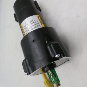 30075532 - GEARMOTOR W/12IN L CABLE  and  3P MALE RECEPTACLE 1/8HP 180VDC 300:1 8.3RPM PARALLEL SHAFT 330IN-LBS PERMANENT MAGNET GPP7479 W/ M8X1.25MM MOUNTING HOLES
