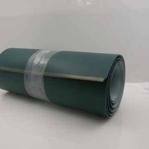30084869 - BELT CONVEYOR 15 X 87-1/4 X 1/16 THK URETHANE MATTE FINISH W/ V-GUIDE 2GN1-3E24 LACED GREEN