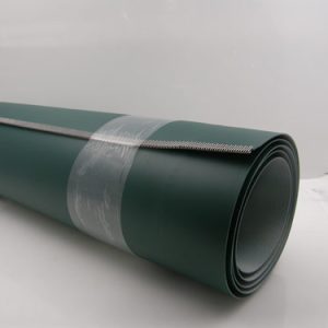 30101867 - BELT CONVEYOR 21 X 97 X 1/16 THK URETHANE MATTE FINISH W/ V-GUIDE 2GN1-3E24 LACED GREEN