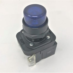 30179255 - SWITCH PUSH BUTTON 30MM ILLUMINATED BLUE 24VDC LED 1 N.O.-1 N.C. CONTACT BLOCK NEMA 4X