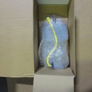 30219105 - GEARMOTOR W/ 1FT L CABLE  and  3P MALE RECEPTACLE 1/8HP 90VDC 300:1 8.3RPM PARALLEL SHAFT 330IN-LBS PERMANENT MAGNET GPP7459 W/ M8X1.25MM MOUNTING HOLES (OUTPUT SHAFT ROTATION CW W/ WHITE LEAD TO POSITIVE)