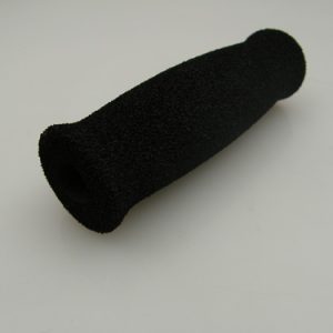 31018439 - HANDLE OPEN-END ROUND FOAM GRIP COARSE SURFACE CONTOURED FITS 5/8-3/4 OD X 4-1/2 L