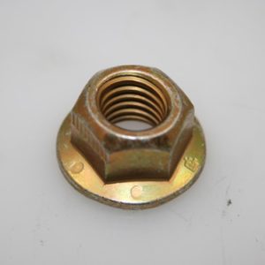 31034187 - FASTENER NUT HEX 1/2-13 FLANGED W/PLAIN FACE GRADE 8 ZINC PLATED LOCKING NUT