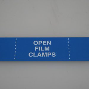 50170320 - MEMBRANE INSERT OPEN FILM CLAMPS-BLUE