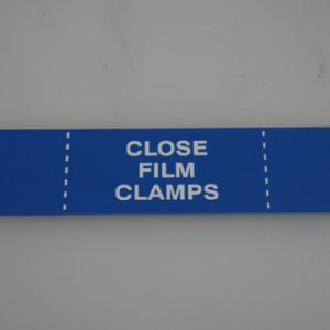 50170321 - MEMBRANE INSERT CLOSE FILM CLAMPS-BLUE