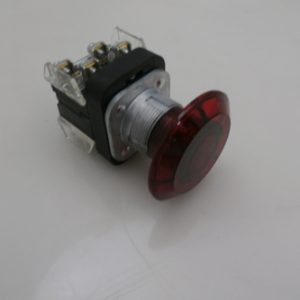 C-005600 - SWITCH PUSH BUTTON ASSEMBLY 30.5MM PUSH/PULL ILLUMINATED 24V RED JUMBO MUSHROOM HEAD 1NO/1NCLB NEMA 4/13
