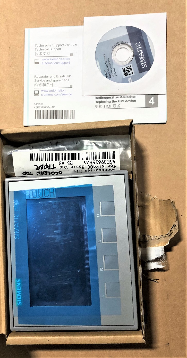 thumbnail image 2 of Siemens SIMATIC HMI KTP400 Basic Panel - 6AV2123-2DB03-0AX0 (Key/Touch) 2 of 6