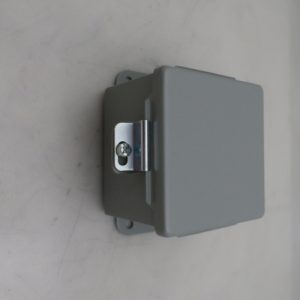 P-009753 - ENCLOSURE 4 X 4 X 3 NEMA 12 FOOT MOUNT