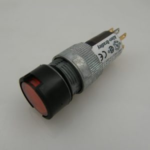 P-010998 - SWITCH PB MOM FL RD RED 24V