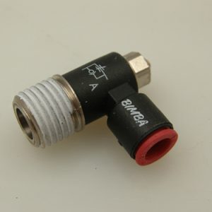 P-011395 - VALVE FLOW CONTROL 1/4TBG-1/4NPT 90 SCREW TYPE