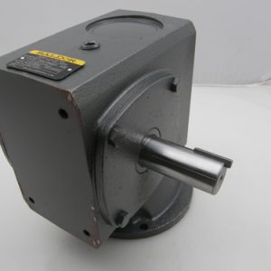 P-011526 - REDUCER BMQ824 10:1 RIGHT ANGLE LEFT HAND OUTPUT 143TC FACE MOBIL GLYGOYLE 460 LUBRICANT (-10 TO +105F) / FILLED FOR OUTPUT SHAFT VERTICAL MOUNTING POSITION (FOOD GRADE STANDARD)Heavy item, non-standard freight rates apply.