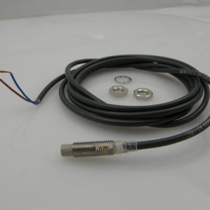 P-012428 - SWITCH PROXIMITY 8MM DIA 4MM RANGE 2 WIRE NON-SHIELDED 12-24VDC NO 2M PRE-WIRED