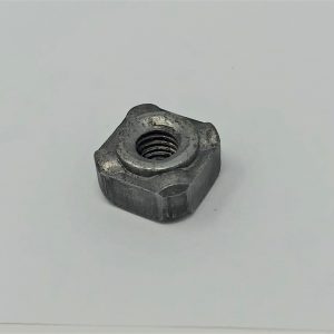 P-NW0600 - FASTENER NUT WELD M6X1.0 SQUARE13.0-12.7 ACROSS FLATS 5.4 MM THICK  10.1-9.8 MM PILOT DIA. 4 PROJECTION